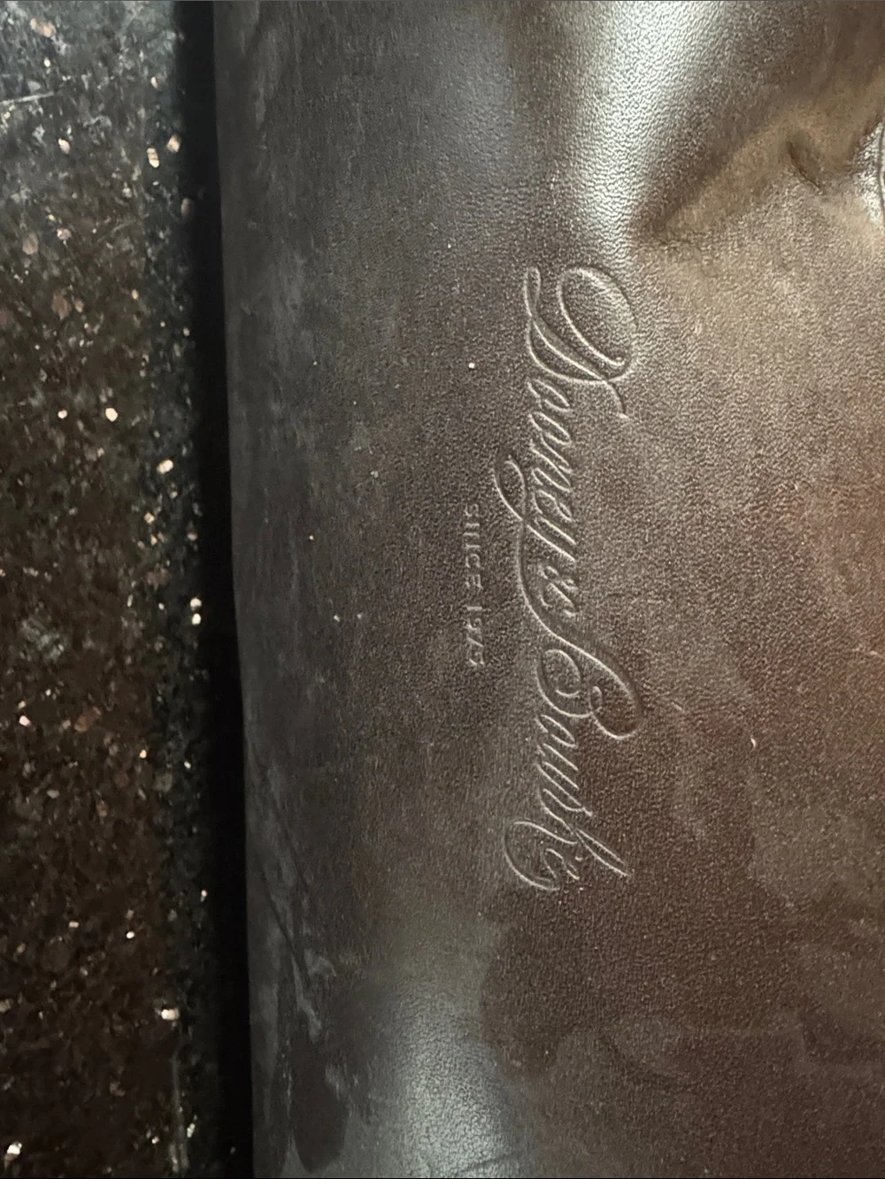 Dooney & Bourke Burgundy Croc-Embossed Leather Tote with Dark Brown Trim - Picture 3 of 6